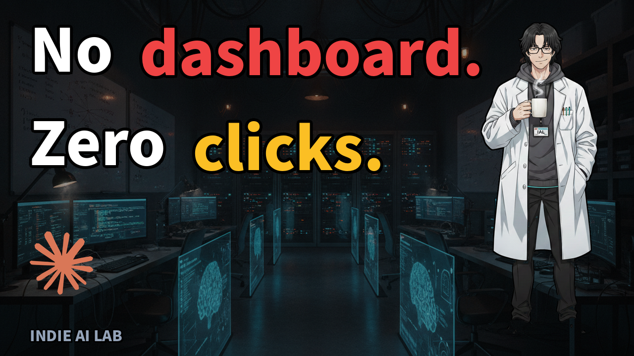 I built an AI-agent platform without touching a dashboard (Part 1)